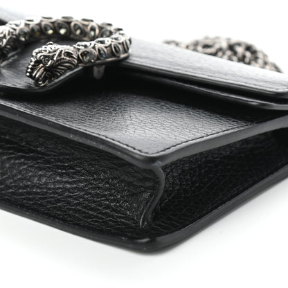 Gucci Calfskin Super Mini Dionysus Shoulder Bag Black 9 of 9