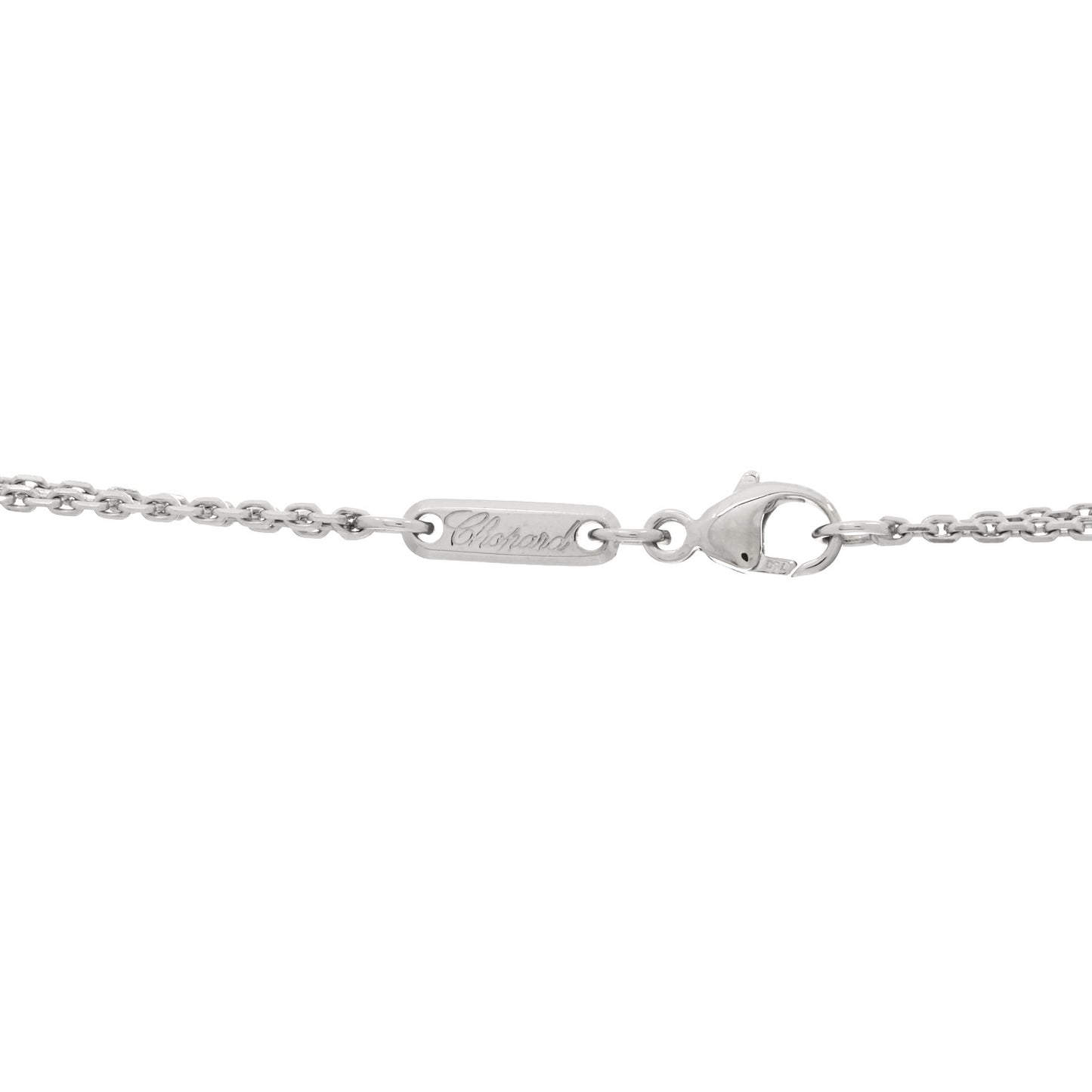 18K White Gold Happy Spirit Heart Pendant Necklace