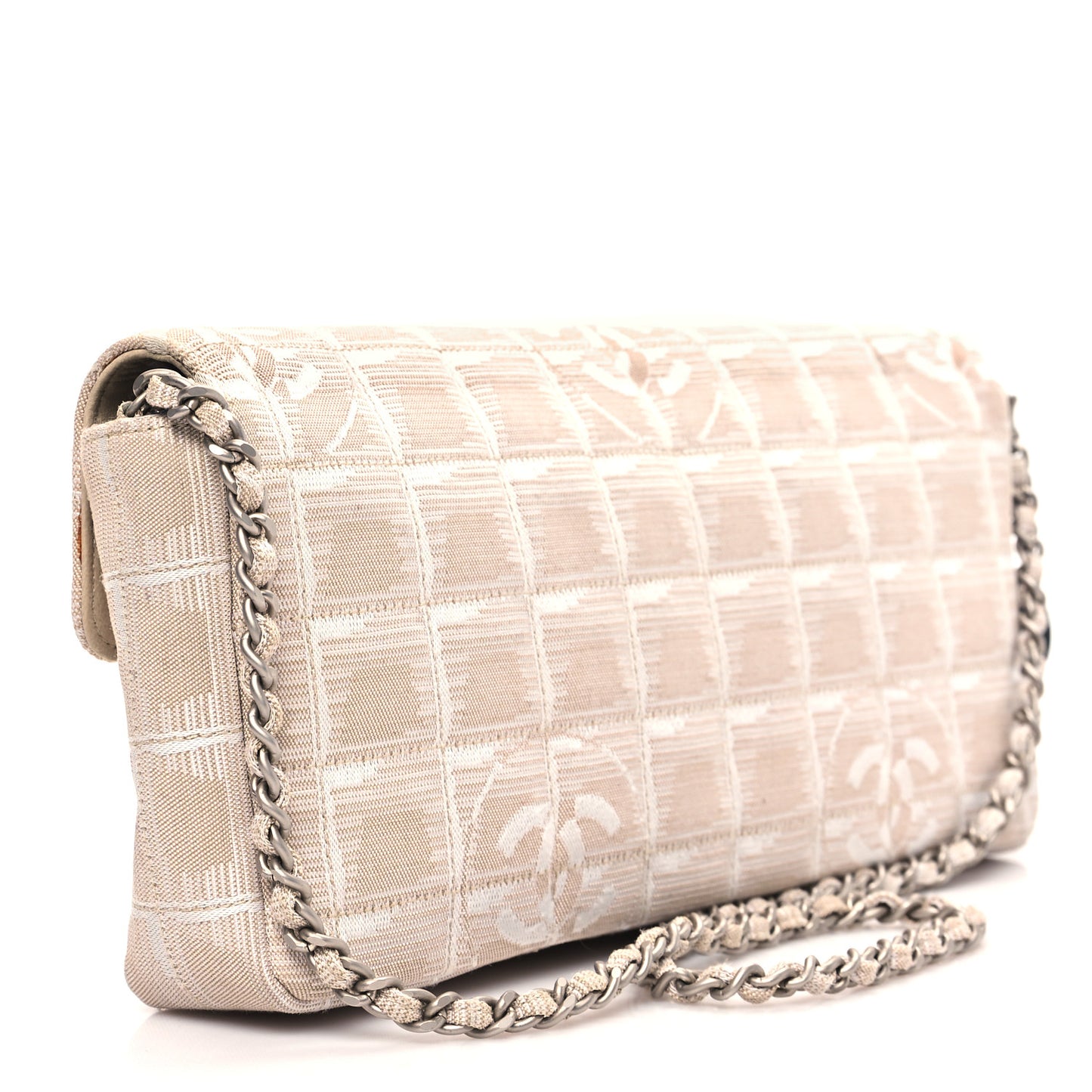 Nylon Travel East West Flap Beige