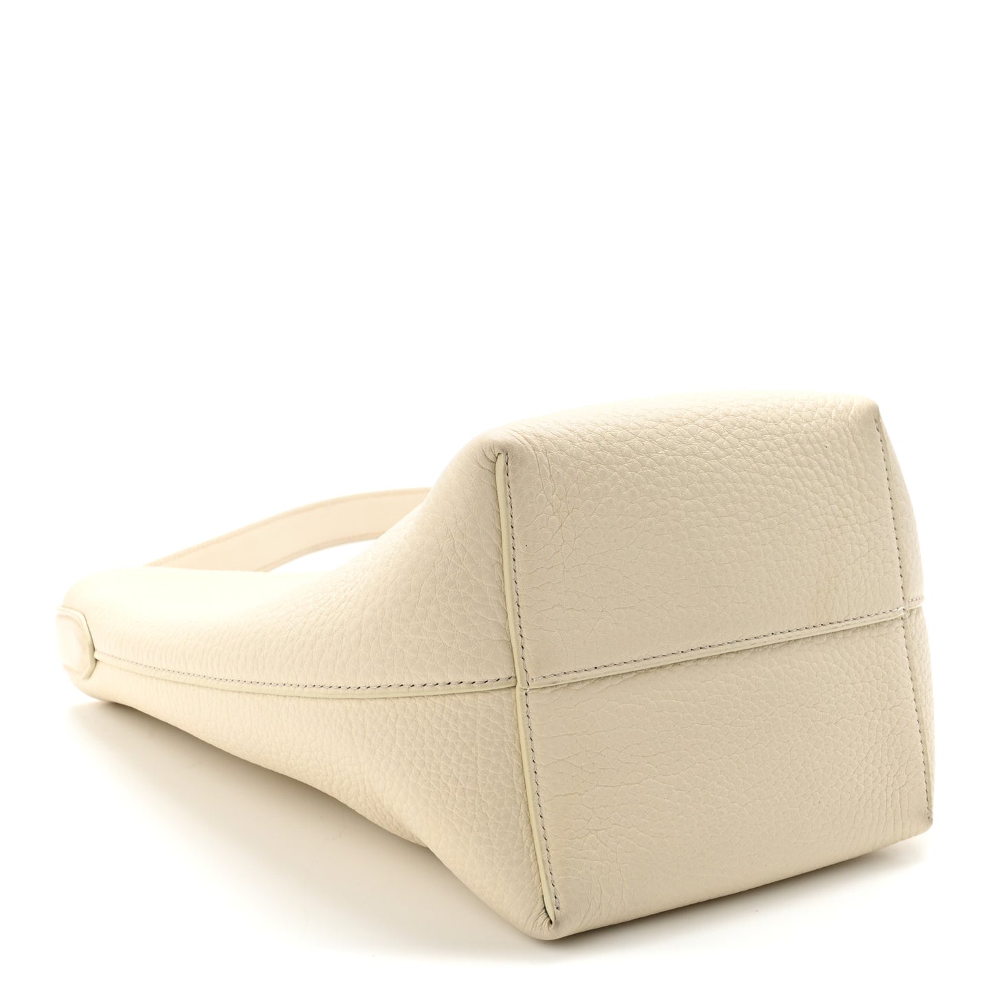 Grained Calfskin Small N/S Park Tote Ivory