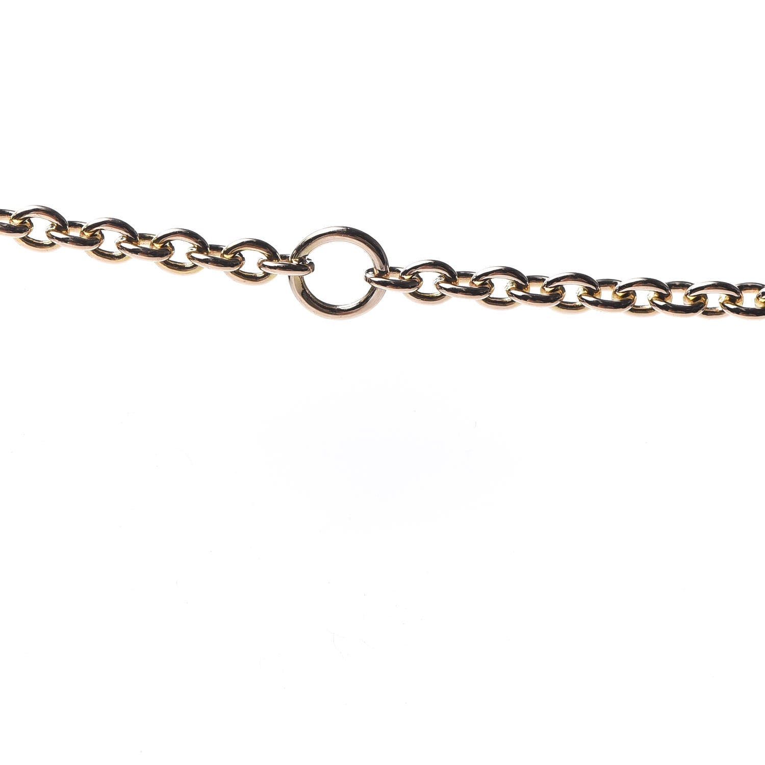 Cartier 18K Pink Gold Interlocking LOVE Necklace 7 of 10