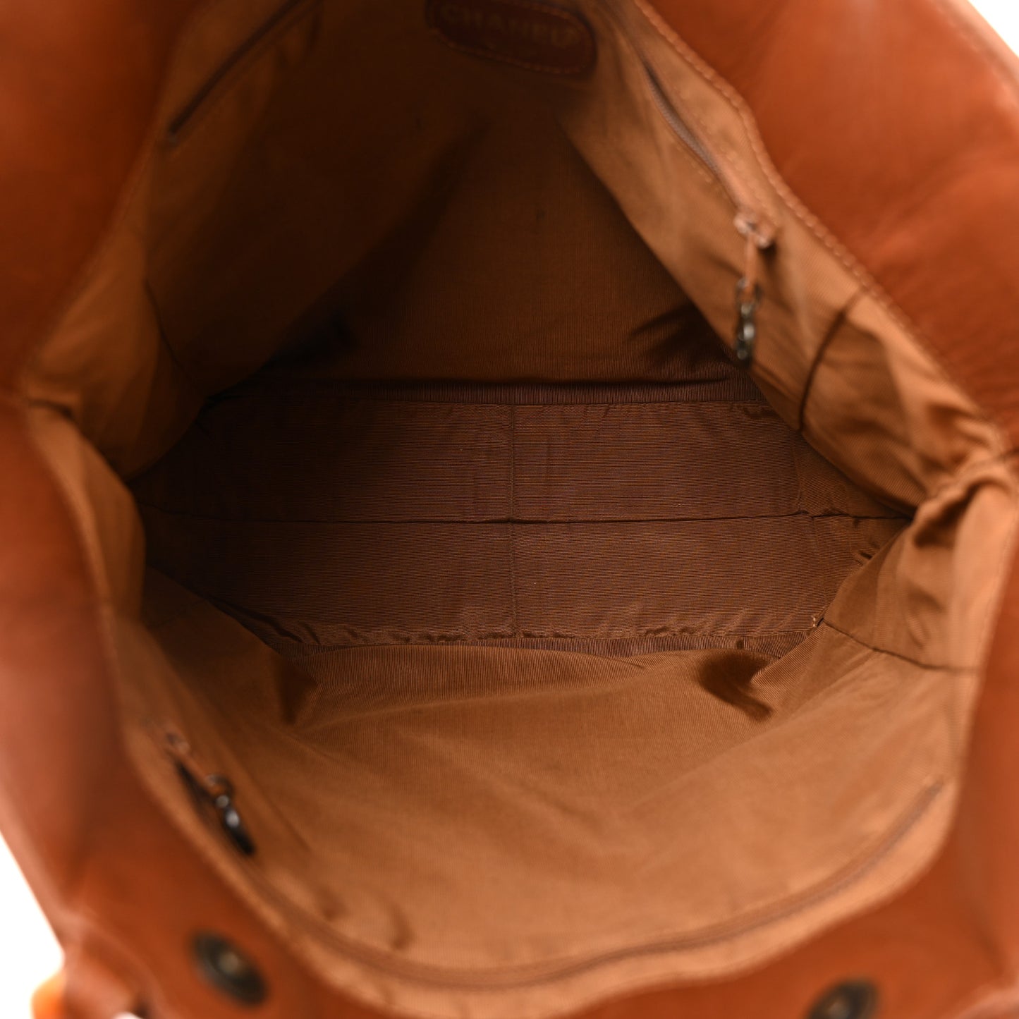 Lambskin Tortoise Chain CC Tote Brown