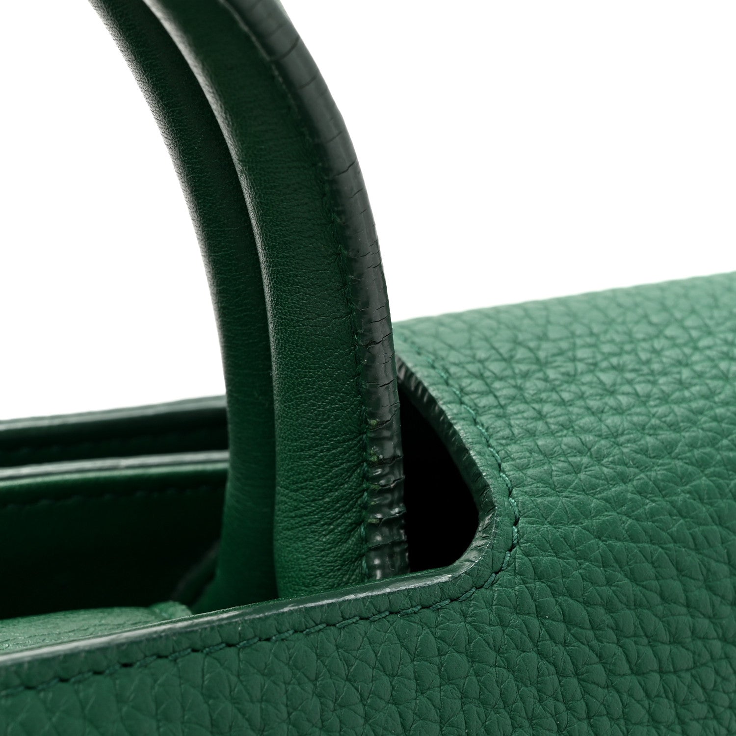 Christian Dior Grained Calfskin Diorever Flap Green 17 of 17