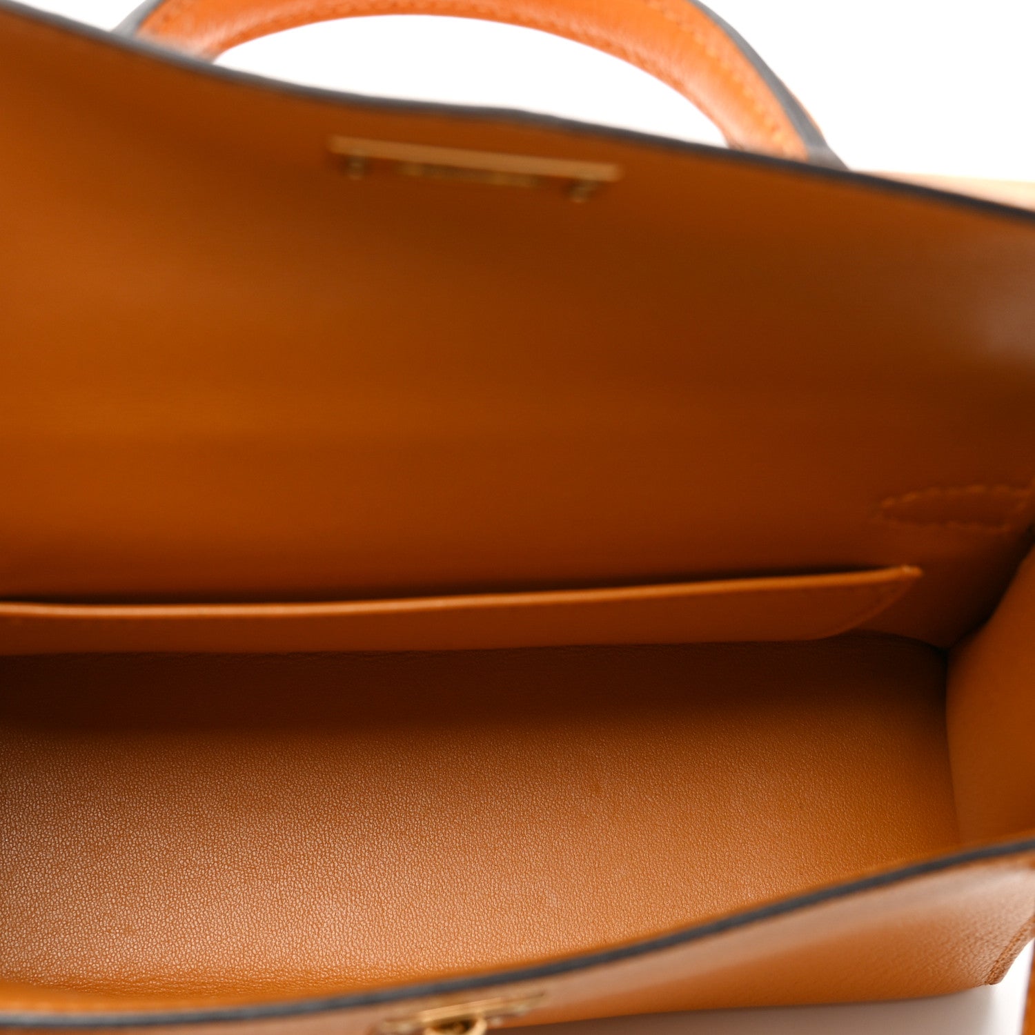Hermes Chevre Chamkila Mini Kelly Sellier 20 Jaune D'or 5 of 11