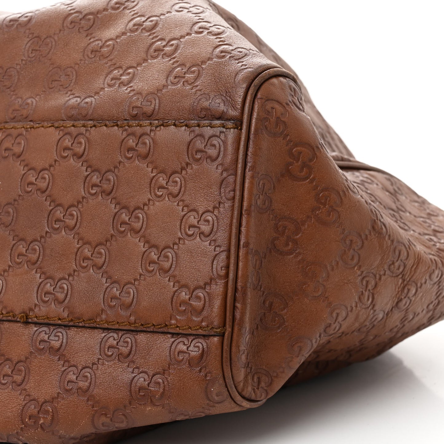 Guccissima Signature Large Sukey Tote Brown