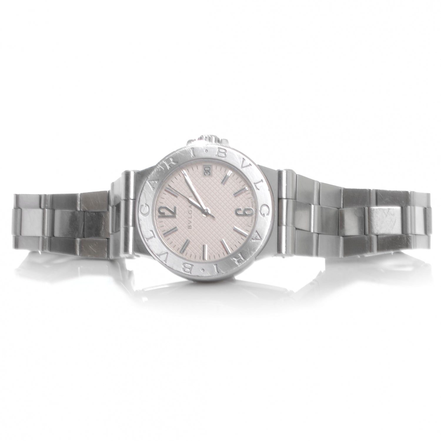 Bulgari BVLGARI Stainless Steel Diagono 29mm Quartz Watch Silver 3 of 7