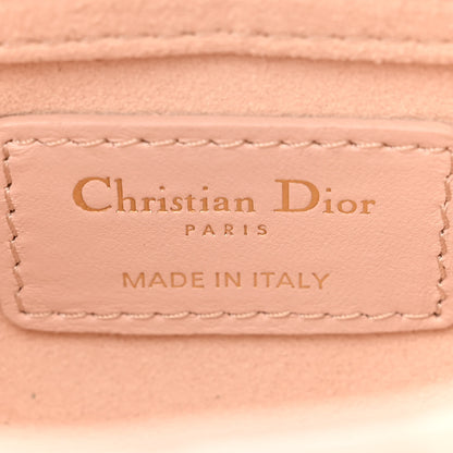 Christian Dior Lambskin Cannage Micro Lady D-Joy Rose De Vents 6 of 10