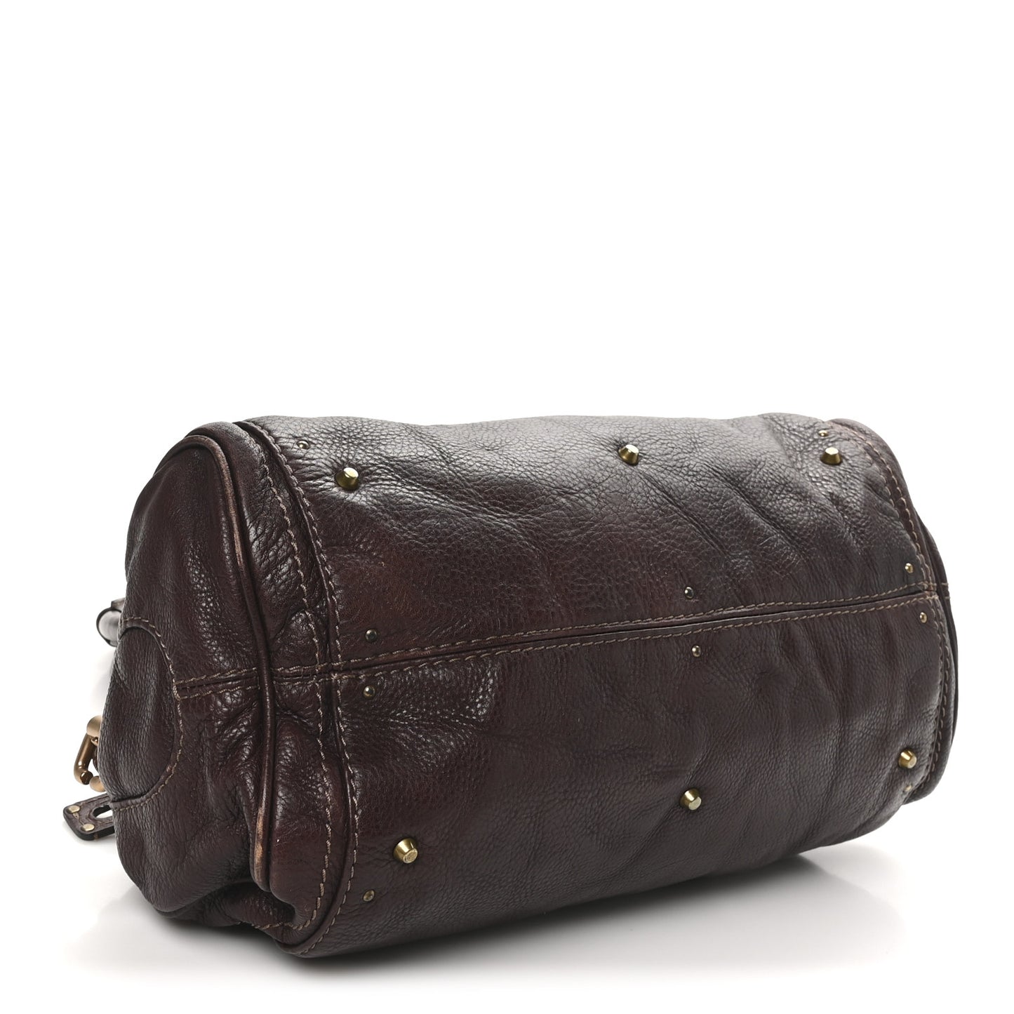 Calfskin Medium Paddington Satchel Chocolate