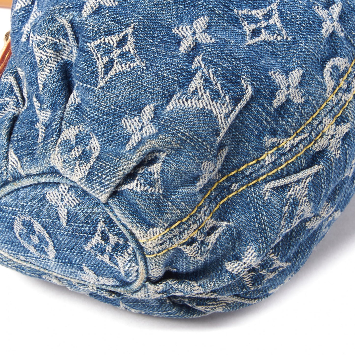 Monogram Denim Pleaty Blue