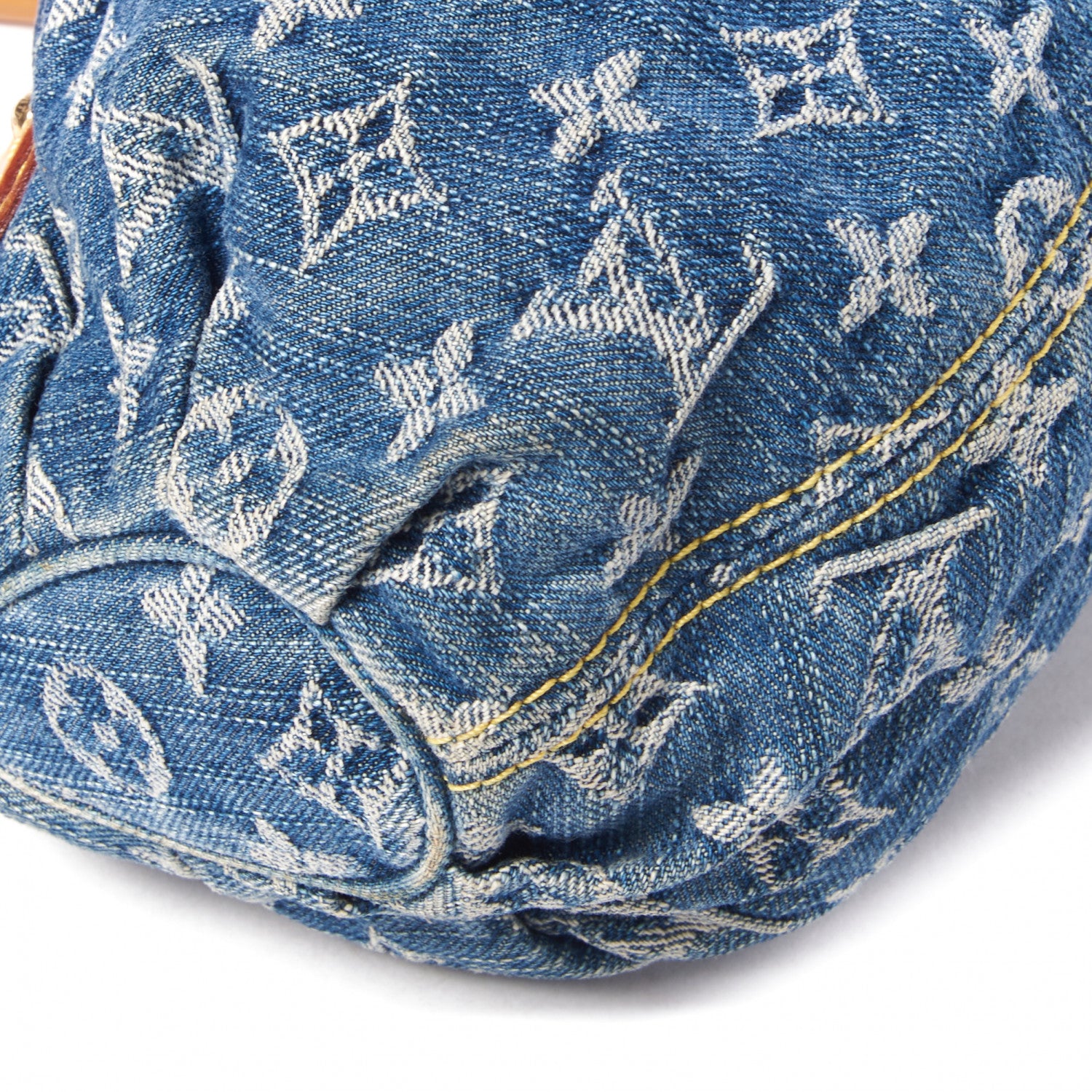Louis Vuitton Monogram Denim Pleaty Blue 5 of 8