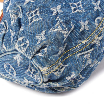 Louis Vuitton Monogram Denim Pleaty Blue 5 of 8