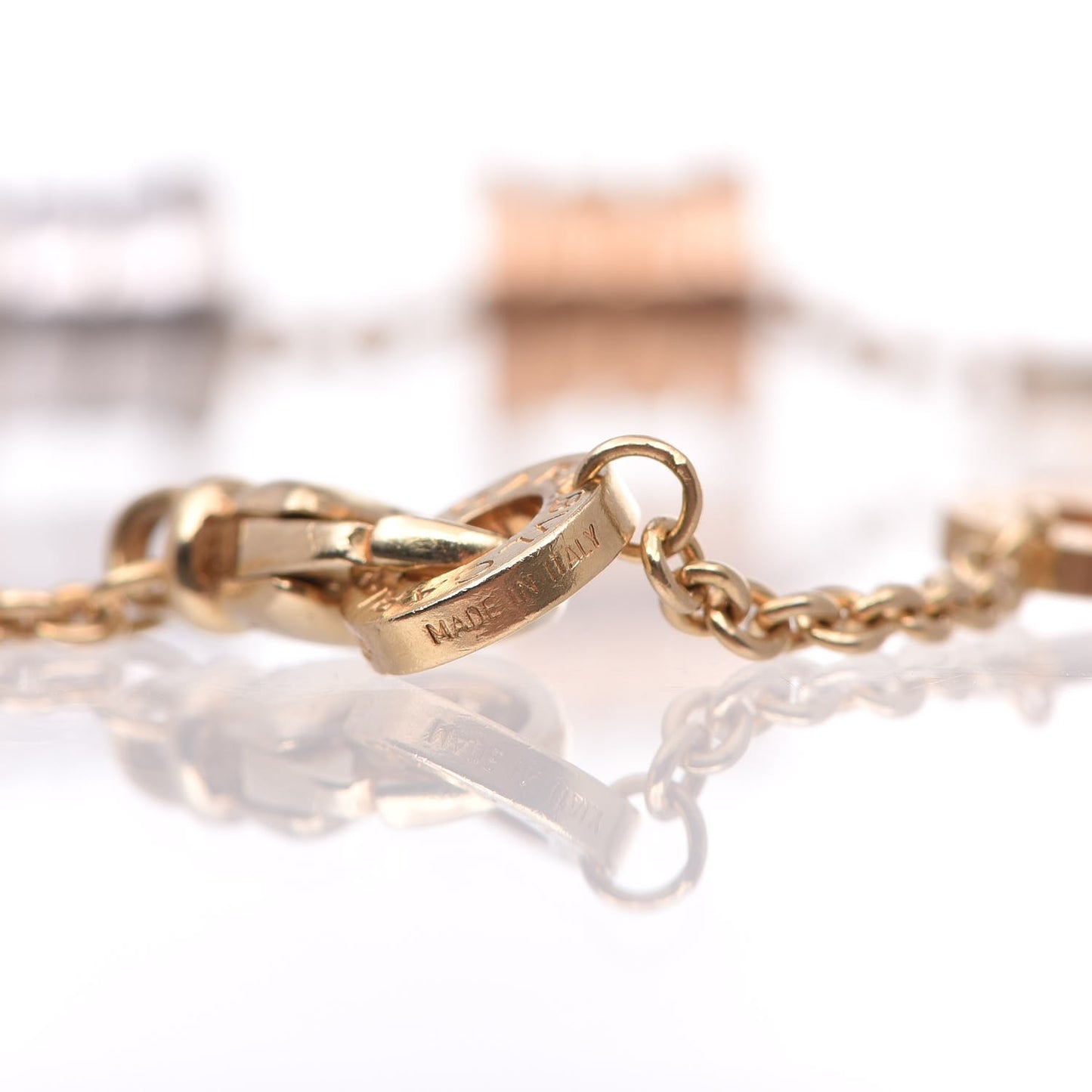 18K Yellow Rose White Gold B.Zero1 Bracelet