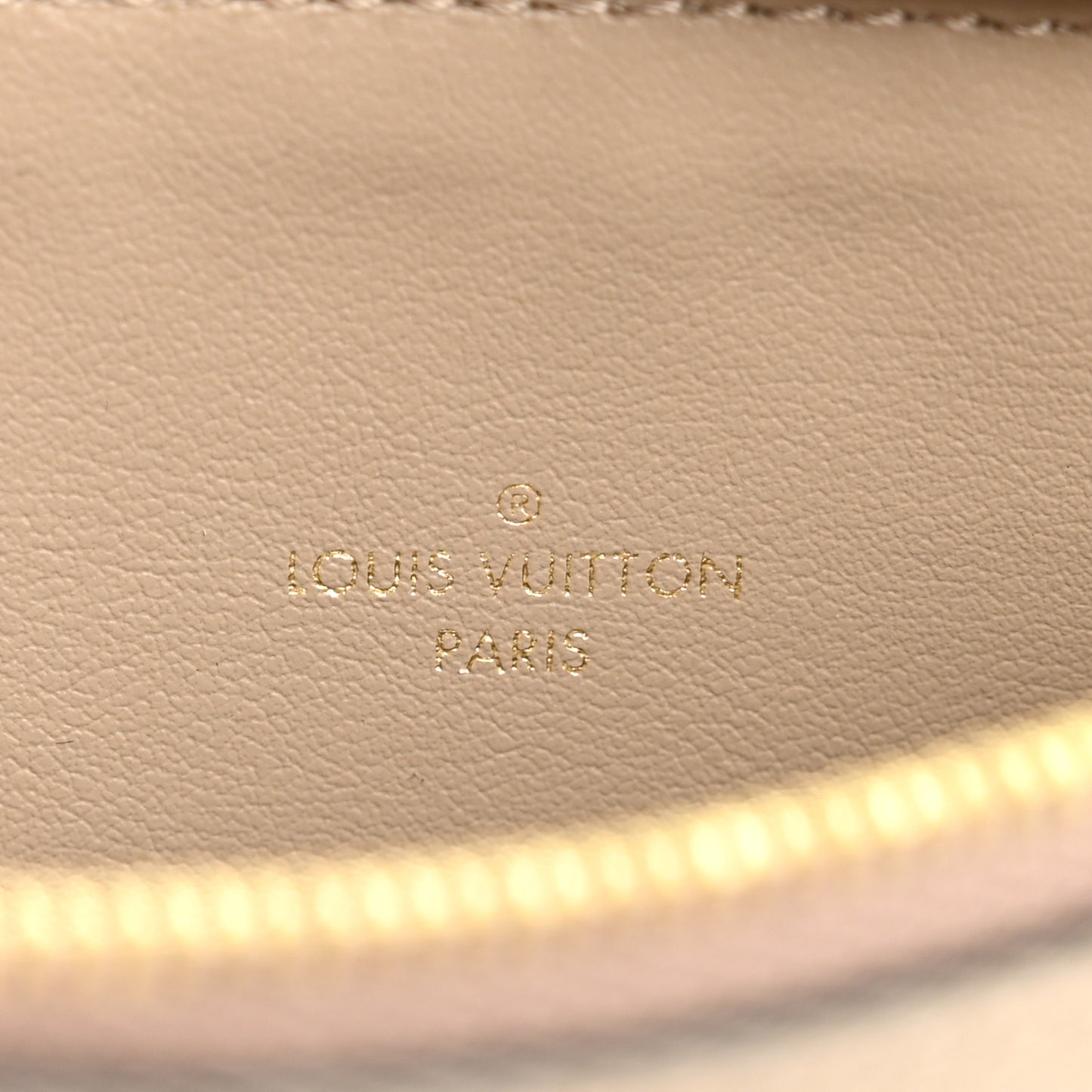 Empreinte Monogram Giant Pochette Felicie Zippered Insert Tourterelle Creme