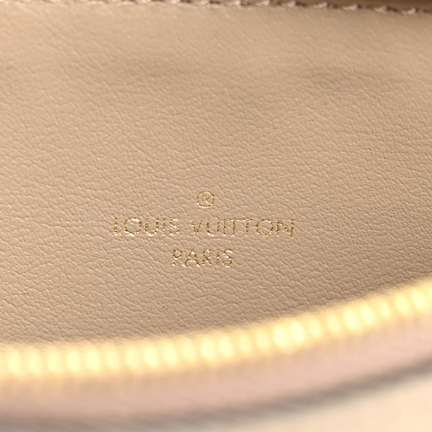 Louis Vuitton Empreinte Monogram Giant Pochette Felicie Zippered Insert Tourterelle Creme 6 of 6