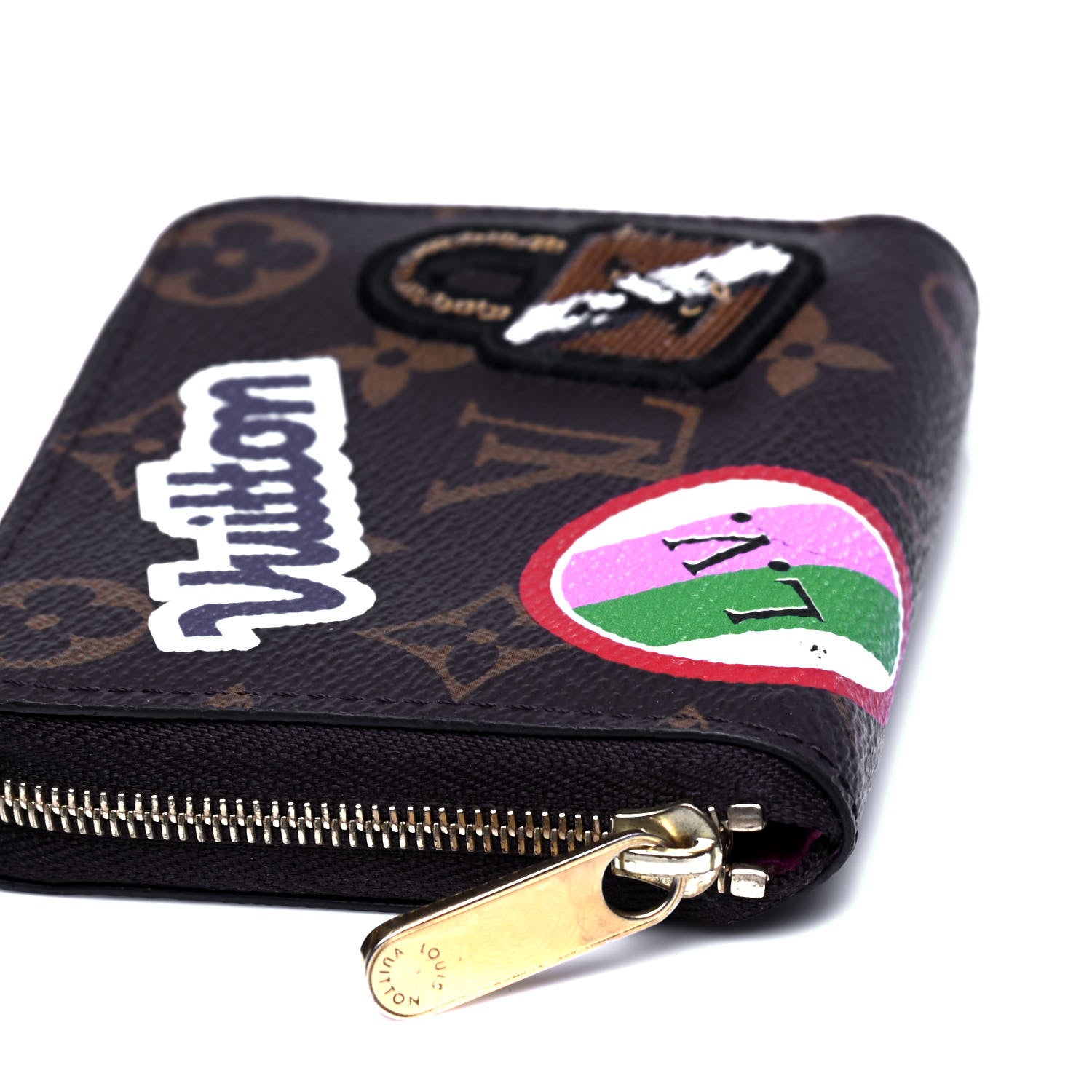 Louis Vuitton Monogram Travel Stickers Zippy Coin Purse 6 of 6