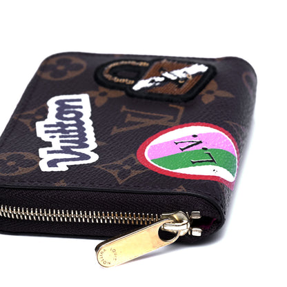 Louis Vuitton Monogram Travel Stickers Zippy Coin Purse 6 of 6