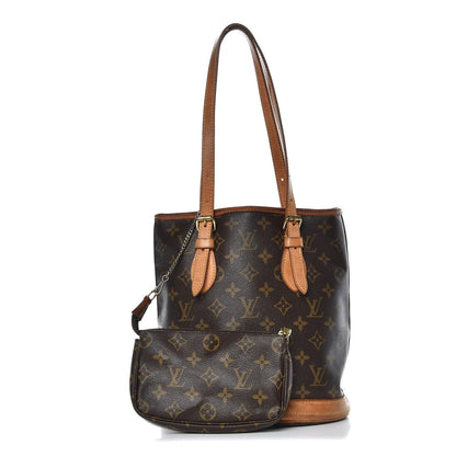 Louis Vuitton Monogram Petit Bucket 23 1 of 13
