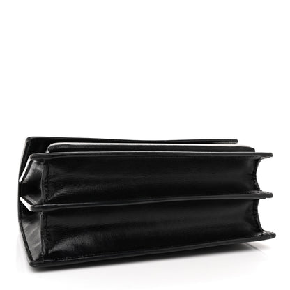 Saint Laurent Coated Bark Calfskin Medium Monogram Sunset Black 4 of 17