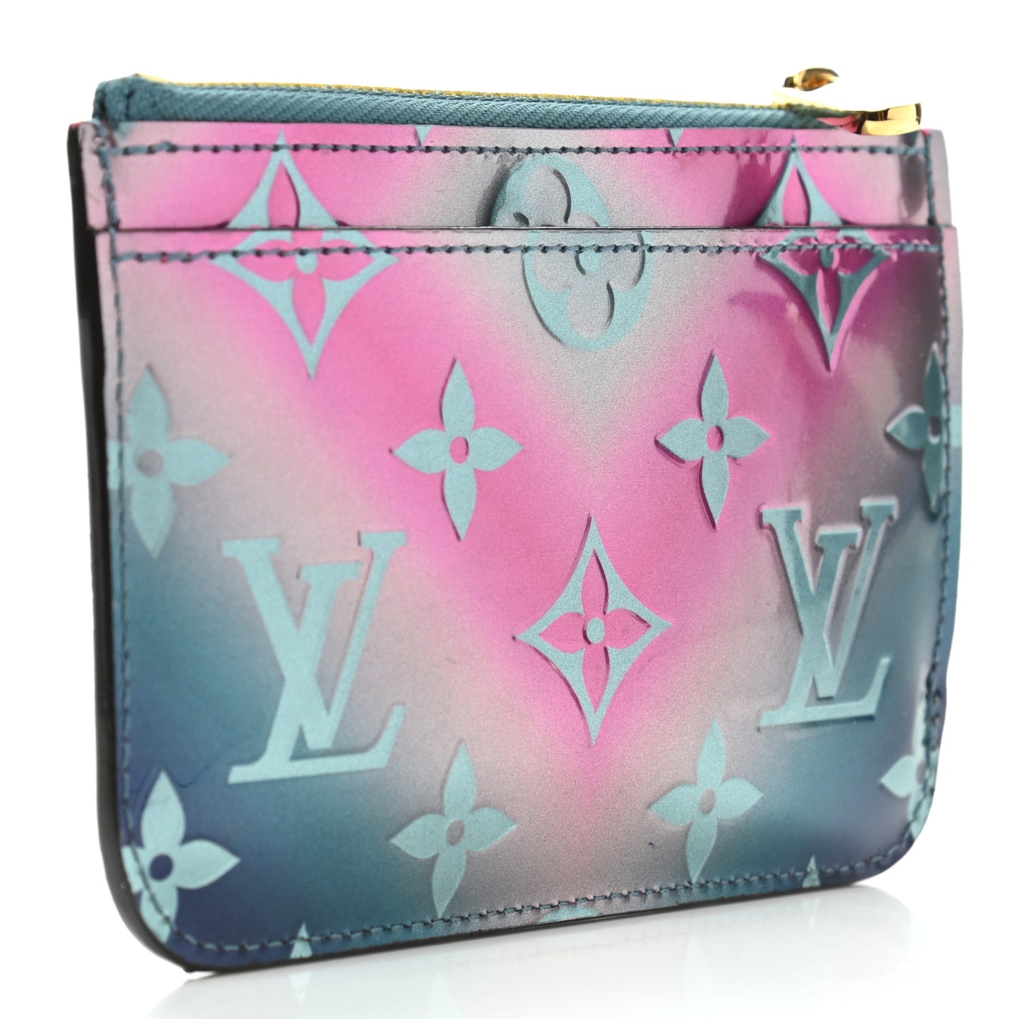 Metallic Vernis Degrade Key Pouch Blue Pink
