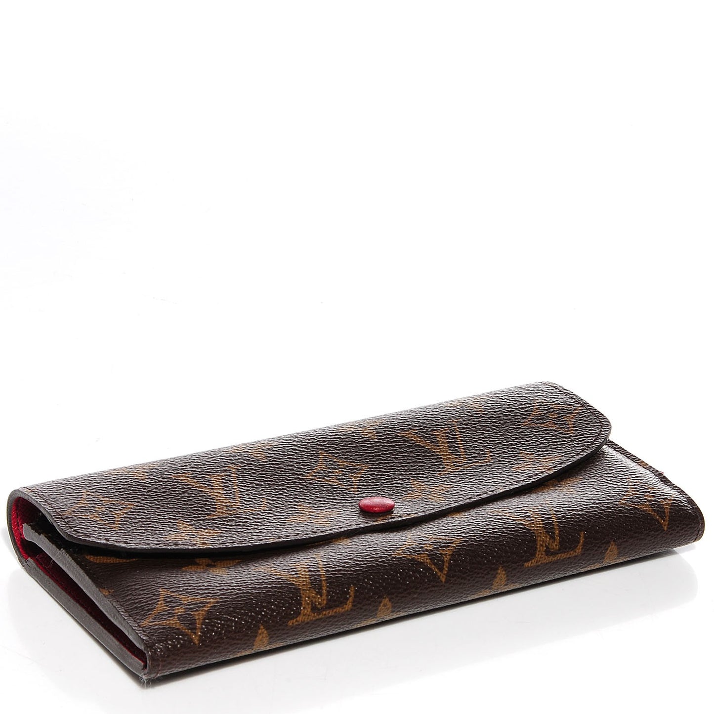 Monogram Emilie Wallet Red