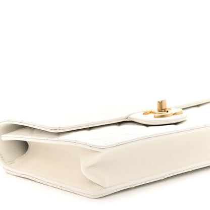 Chanel Lambskin Quilted Small Chic Pearls Flap White 9 of 10