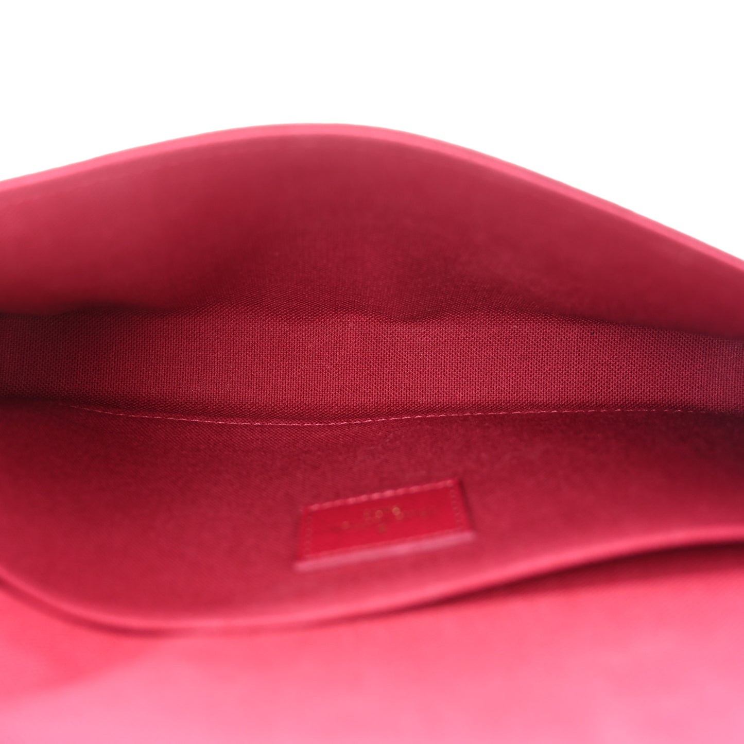 Monogram Pochette Felicie Chain Wallet Fuchsia