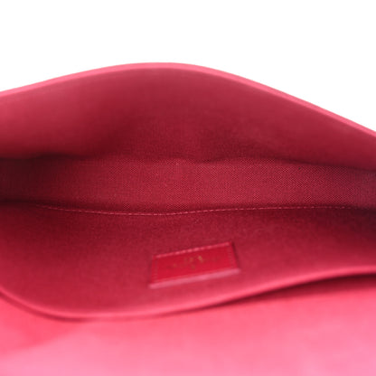 Louis Vuitton Monogram Pochette Felicie Chain Wallet Fuchsia 6 of 11