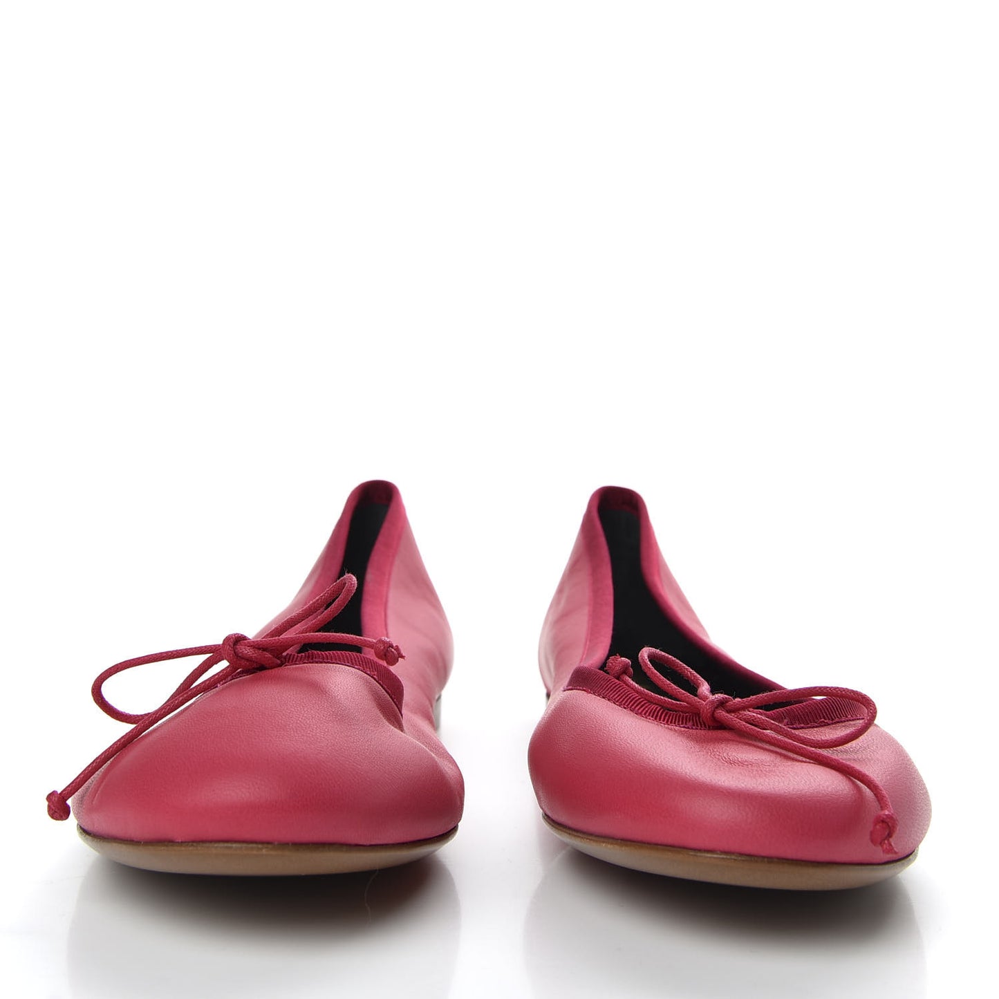 Calfskin Dance Ballet Flats 37 Raspberry