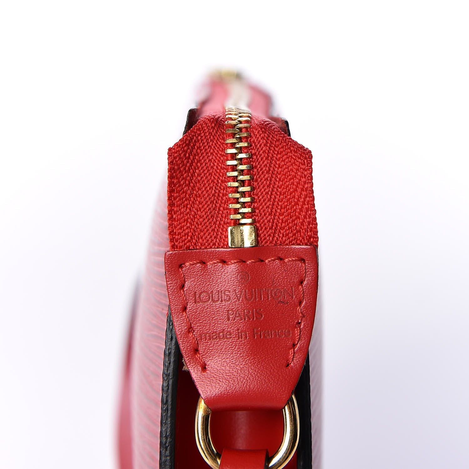 Louis Vuitton Epi Pochette Accessories 21 Castillan Red 7 of 8