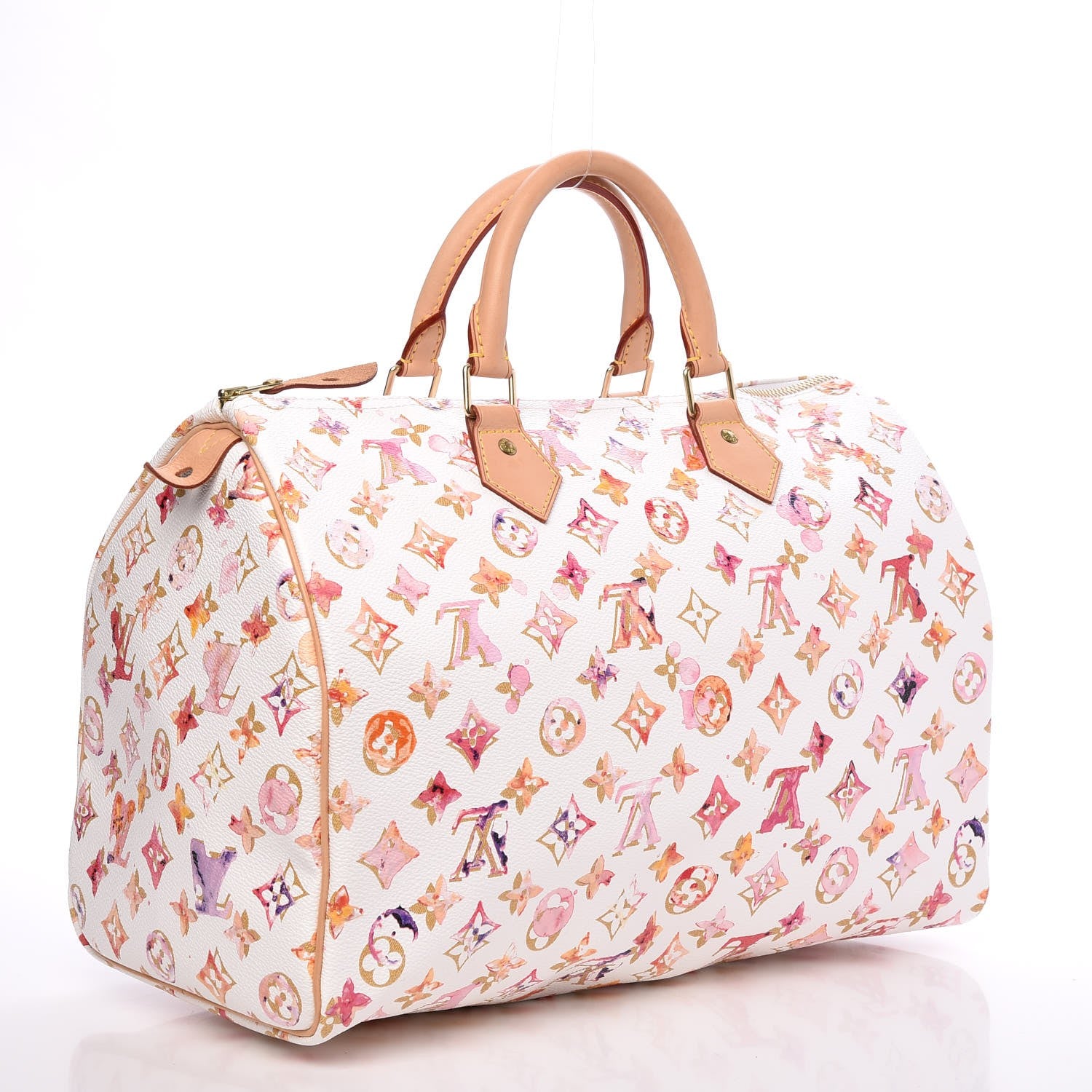 Louis Vuitton Watercolor Aquarelle Speedy 35 White 3 of 7