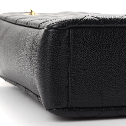 Chanel Caviar Quilted Petit Shopping Tote PST Black 8 of 9
