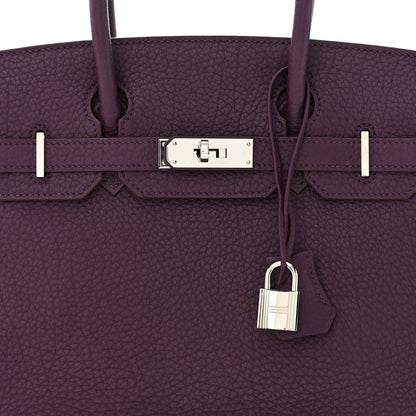 Hermes Fjord Birkin 30 Cassis 8 of 10