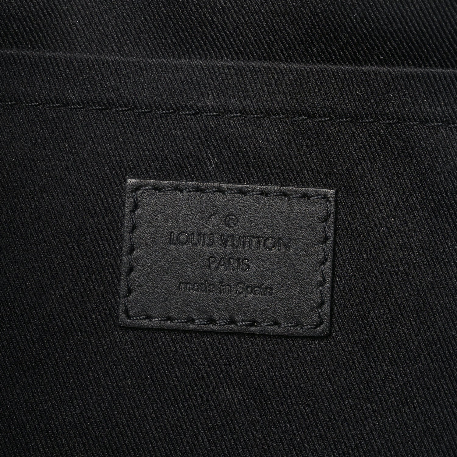 Louis Vuitton Calfskin Monogram Shadow Discovery Pochette Black 6 of 6