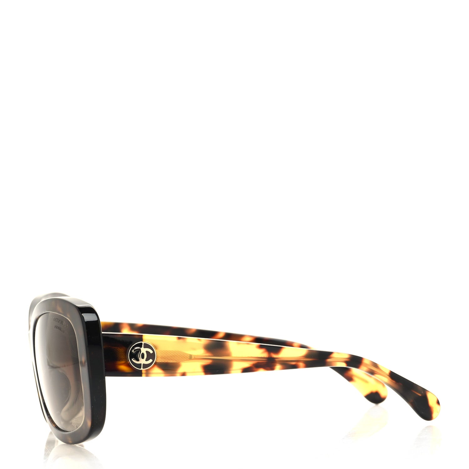 Chanel Acetate Polarized CC Sunglasses 5322 Marron Fonce 4 of 9