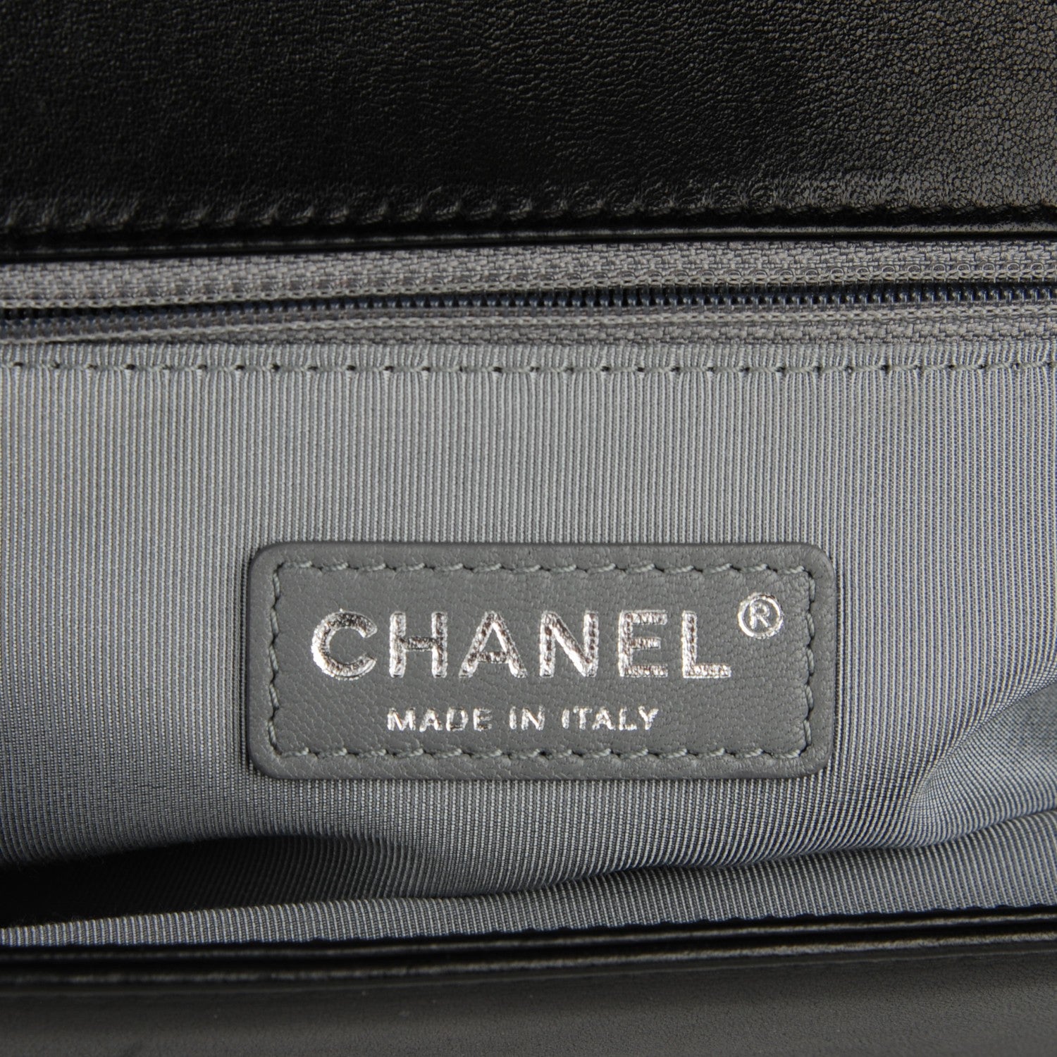 Chanel Lambskin Quilted Large Boy Flap Black 7 of 9