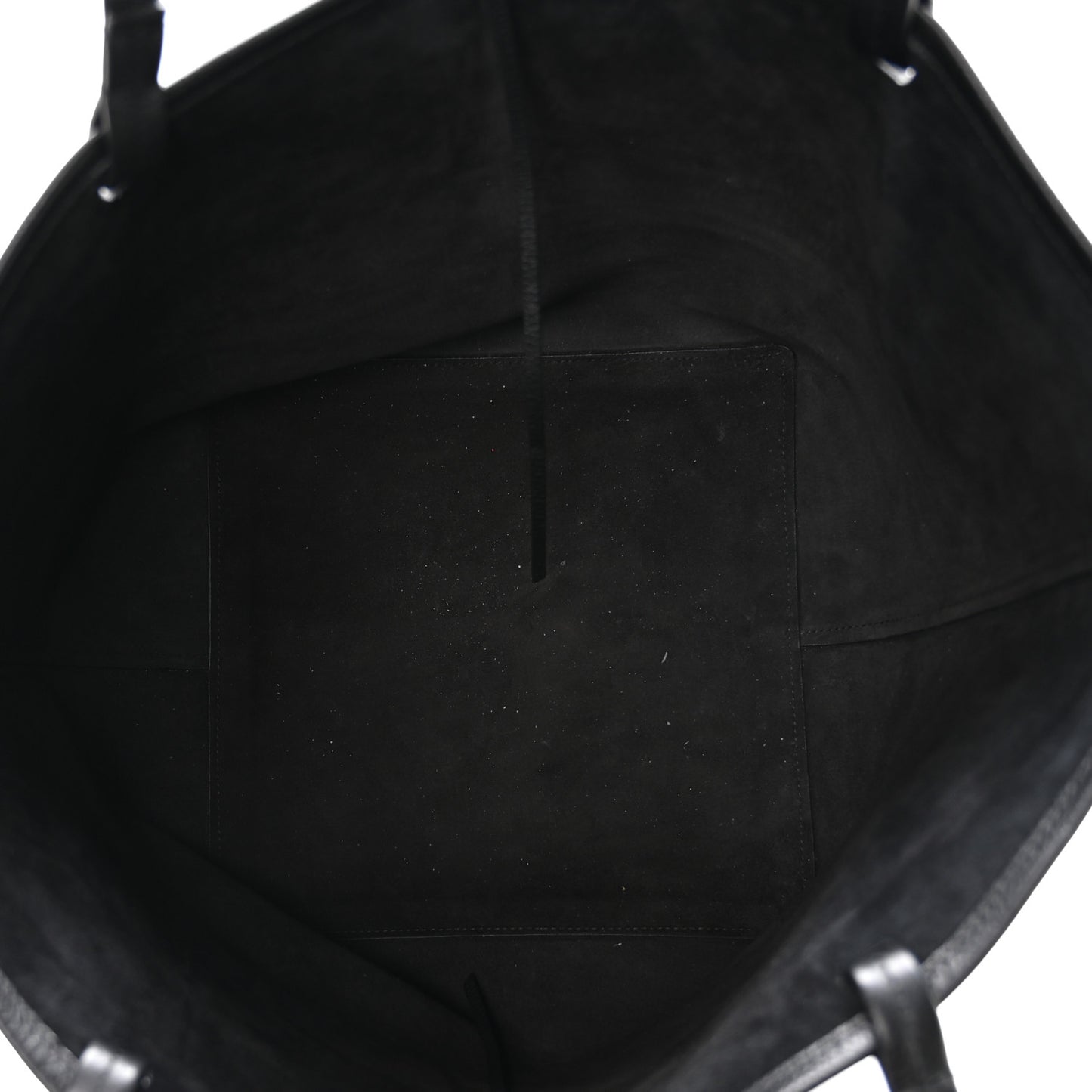 Grained Calfskin Park Tote Three Black