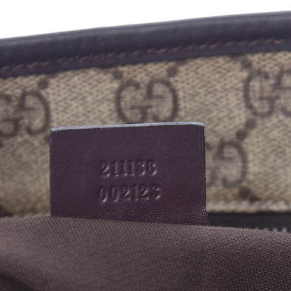 Gucci GG Supreme Monogram Small Joy Tote Dark Brown 7 of 10