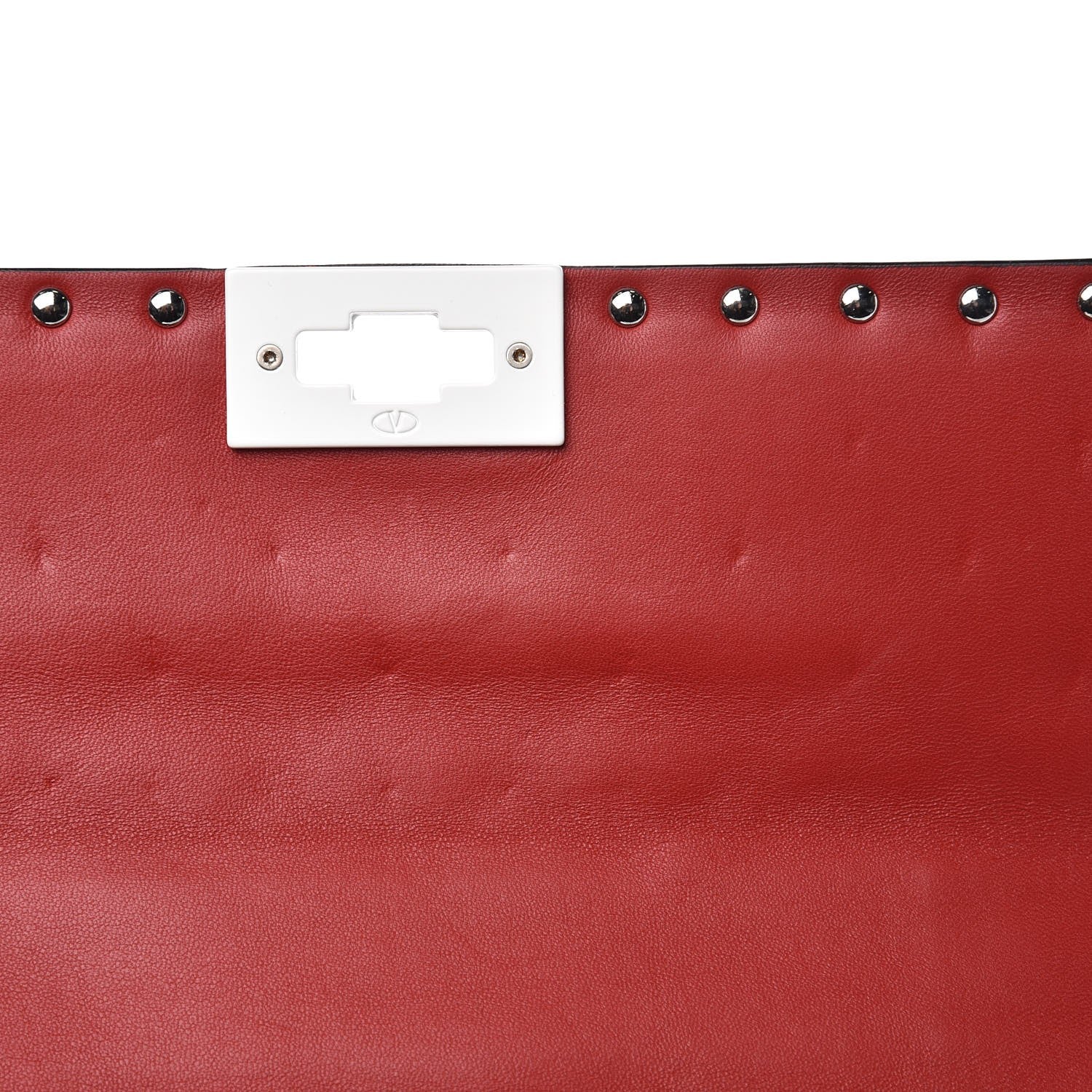 Valentino Garavani Lambskin Medium Free Rockstud Spike Shoulder Bag Rosso Valentino 6 of 8
