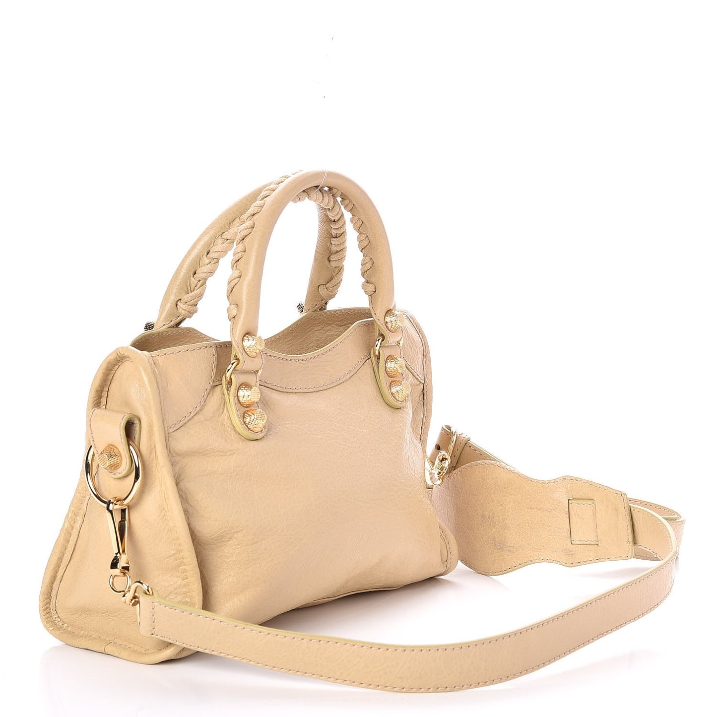 Agneau Giant 12 Gold Hardware Mini City Dune