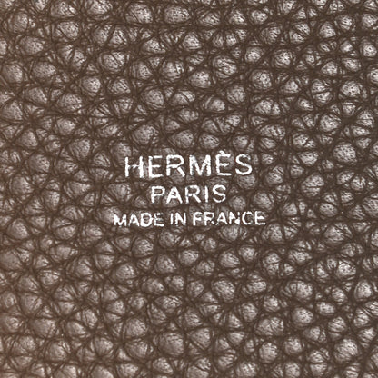 Hermes Taurillon Clemence Picotin Lock 18 PM Etoupe 6 of 12