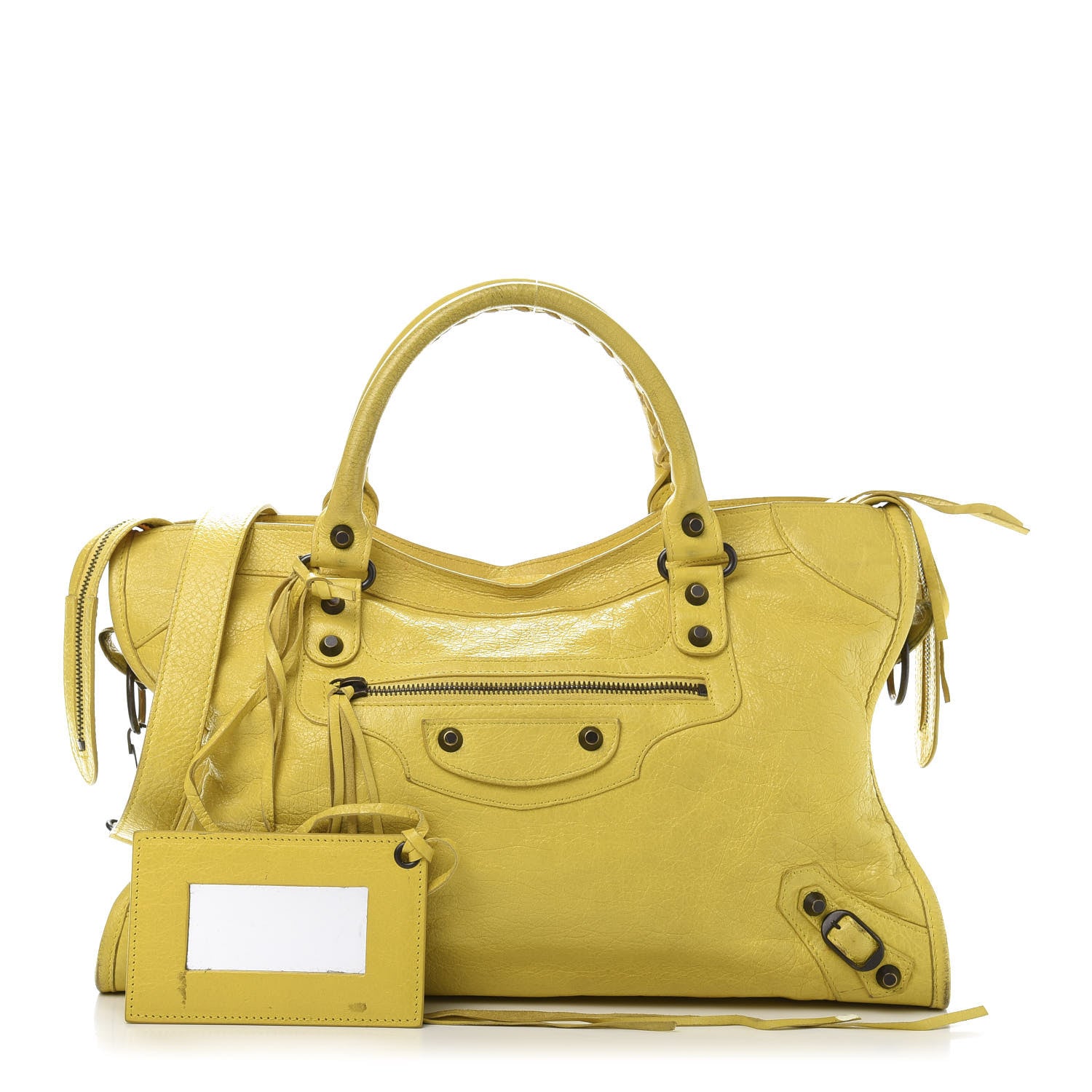 Balenciaga Agneau Classic Hardware City Curry 1 of 20