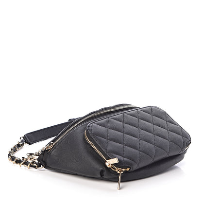 Chanel Caviar Quilted Business Affinity Waist Belt Bag Black 4 of 10