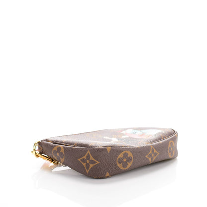 Louis Vuitton Monogram Illustre Mini Pochette Accessories Rose 4 of 7