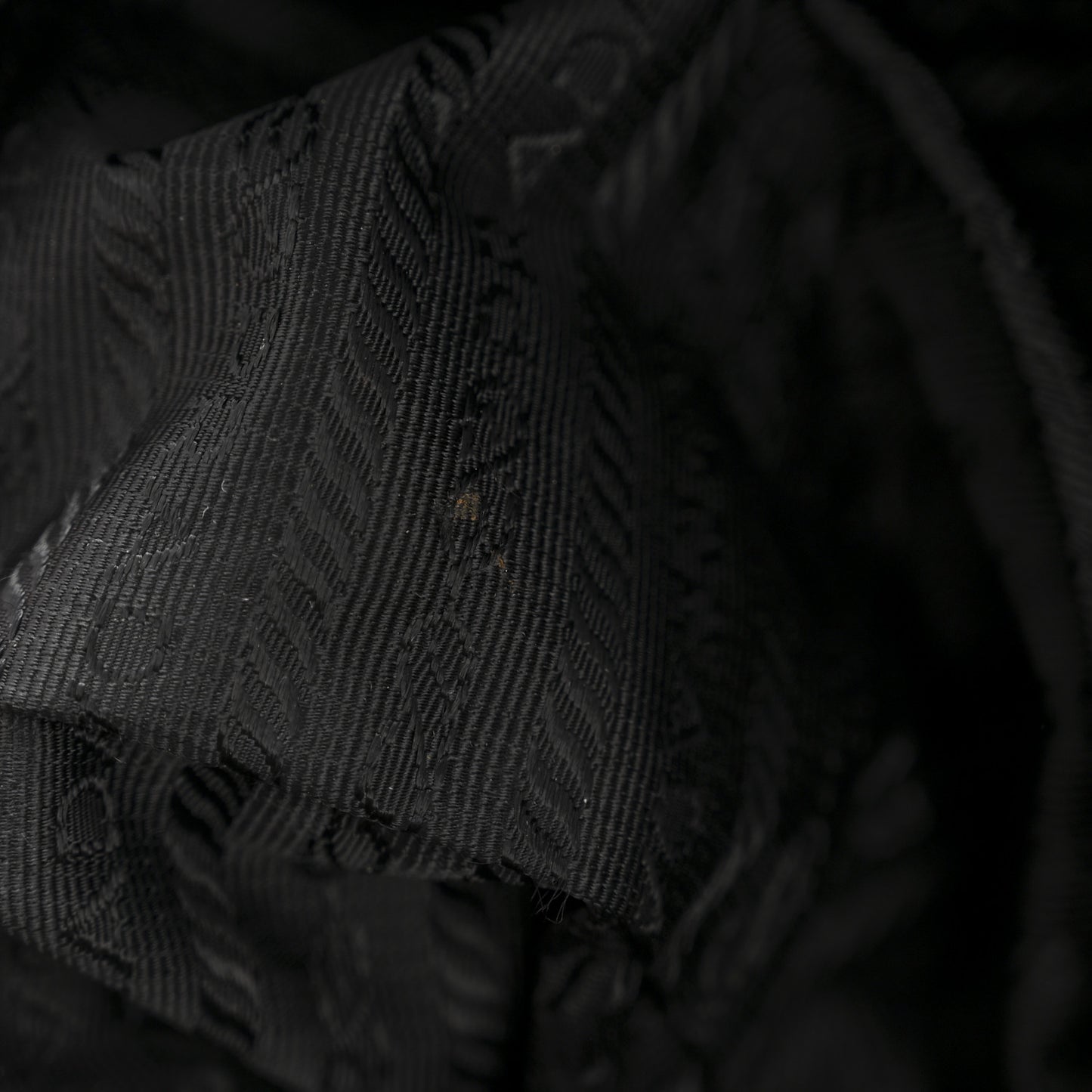 Nylon Shoulder Bag Black