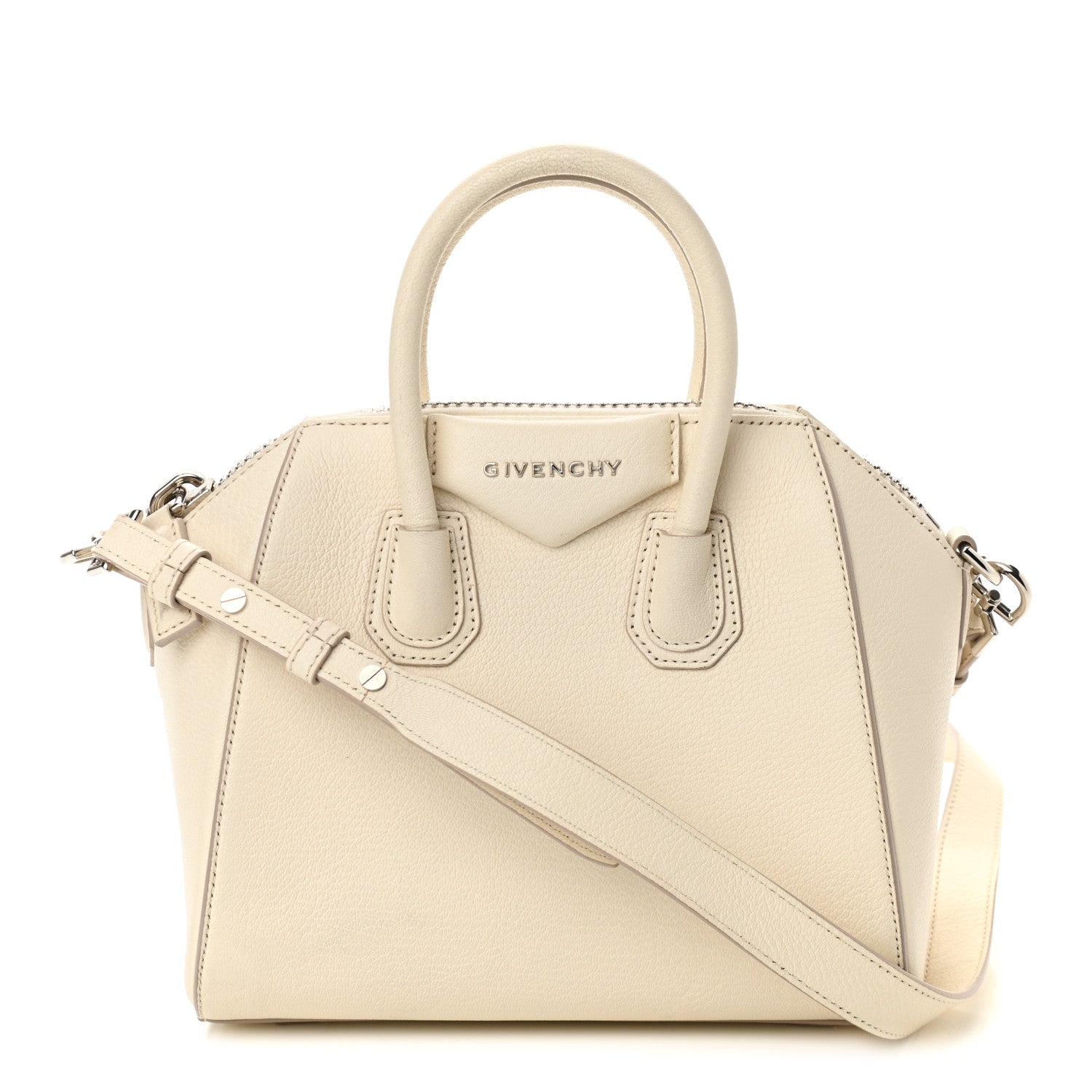 Givenchy Sugar Goatskin Mini Antigona Off White 1 of 11