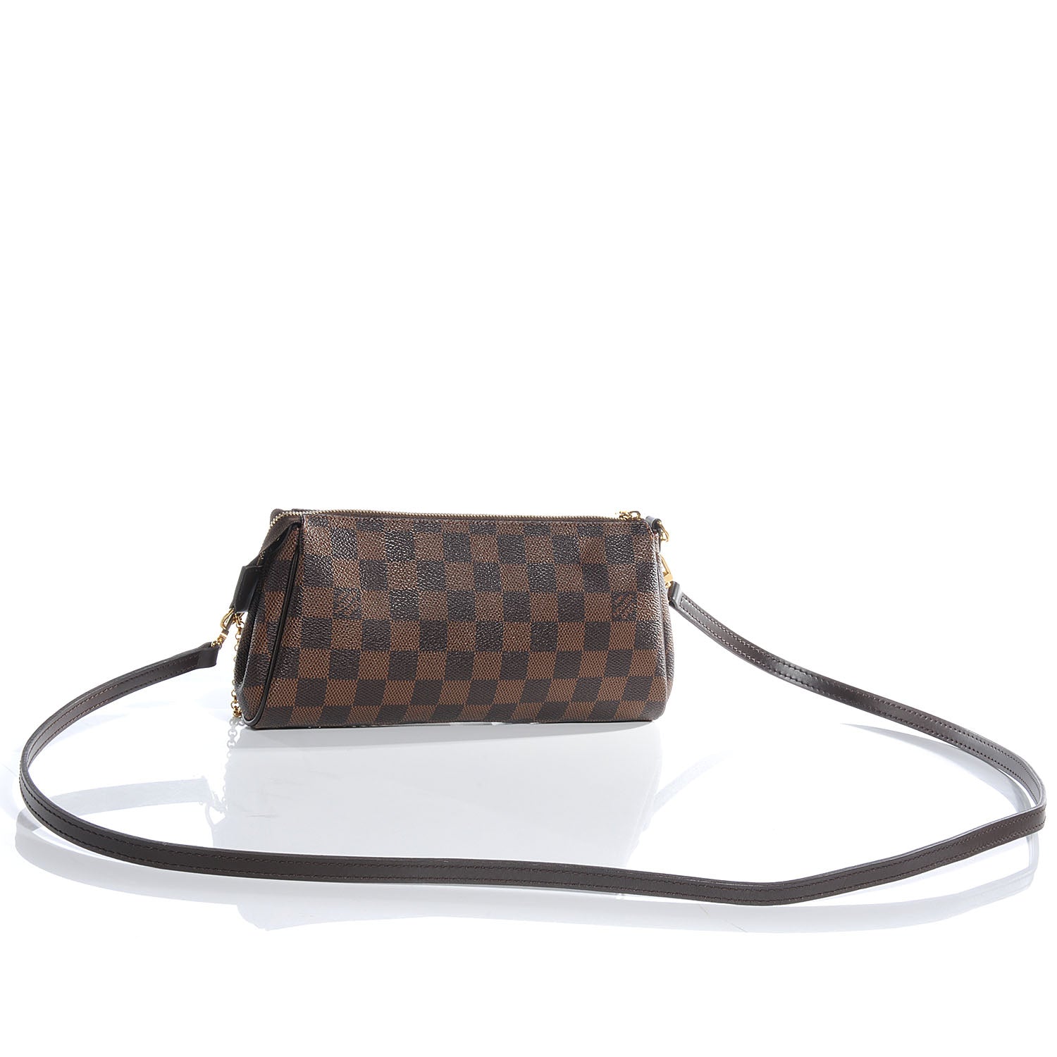 Louis Vuitton Damier Ebene Eva Clutch 3 of 8