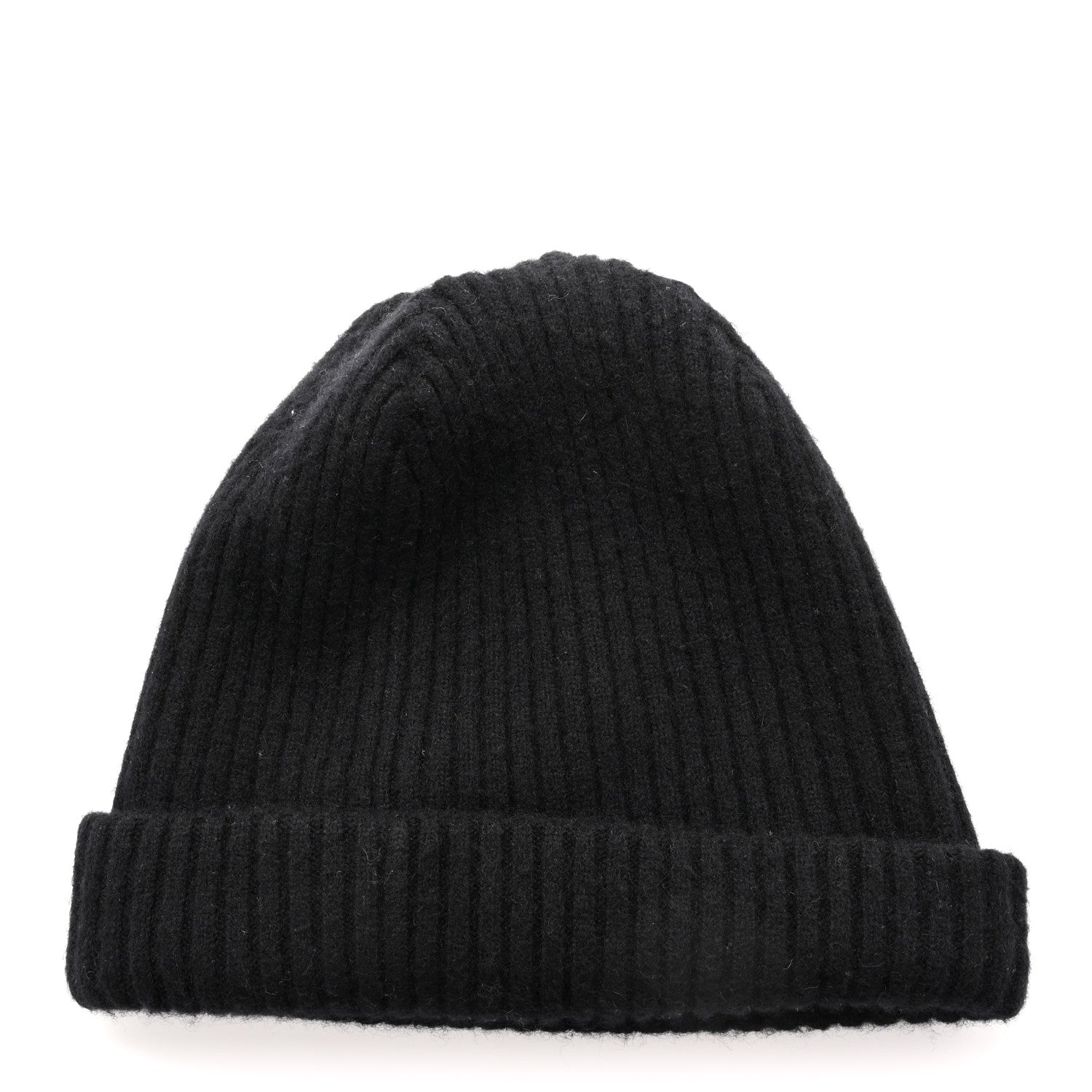 Chanel Cashmere Sequins Logo Beanie Hat Black 3 of 5