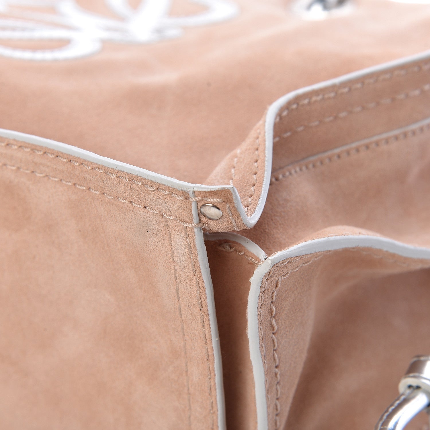 Loewe Suede Medium Shopping Tote Beige 8 of 16