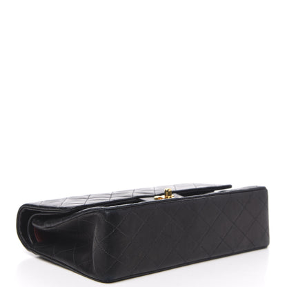 Chanel Lambskin Quilted Medium Double Flap Black 5 of 17