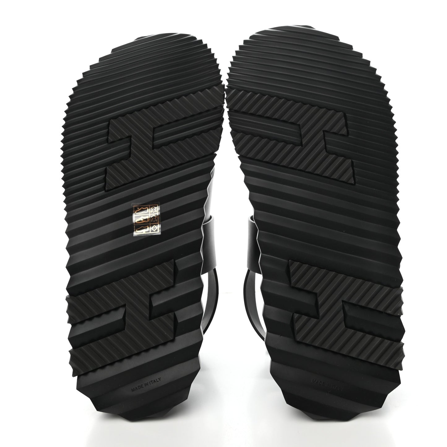 Calfskin Goatskin Mens Electric Sandals 43 Black